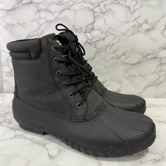 ALEADER Mens Duck Waterproof Shell Fur Lined Insulated Snow Size 13 # Box M103 - Picture 1 of 10